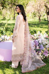 3-PC Unstitched Embroidered Lawn Riwayat By Ramsha | Y-1308